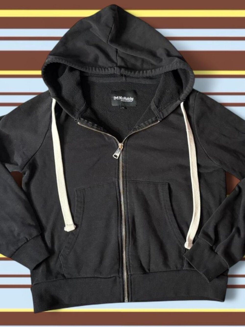 Black Zip Up Hoodie